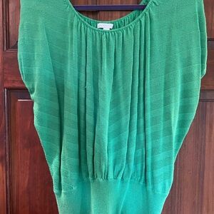 New York & Company Vibrant Green Knit Top
